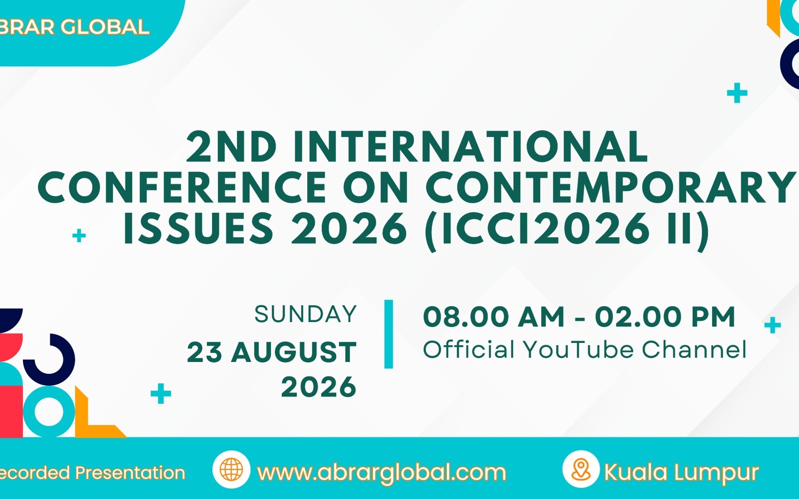 ICCI2026 Conference on Contemporary Issues