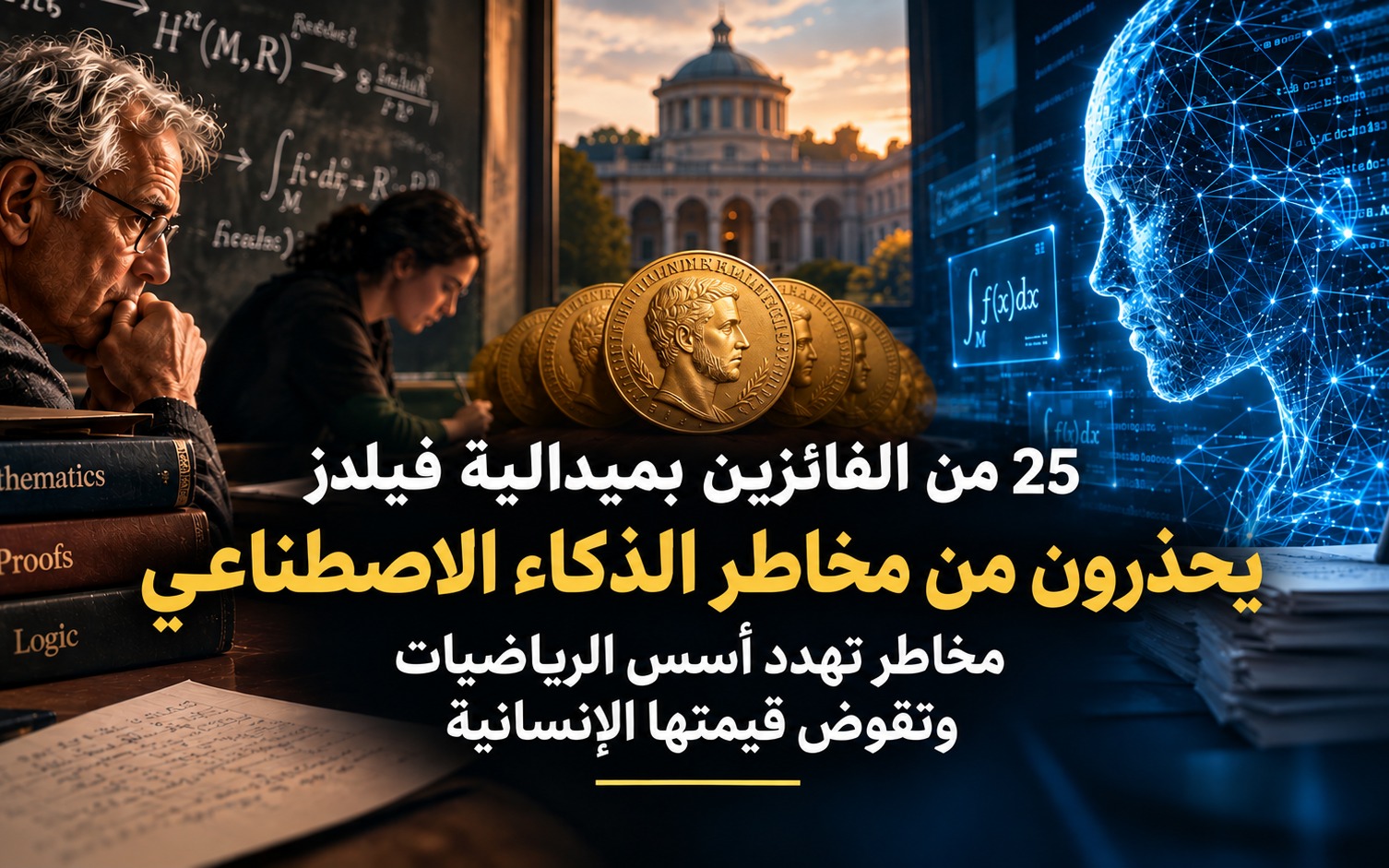 تحذير صادر عن 25 فائزاً بميدالية فيلدز: «البراهين المتسرعة» للذكاء الاصطناعي تهدد مستقبل الرياضيات ونزاهتها