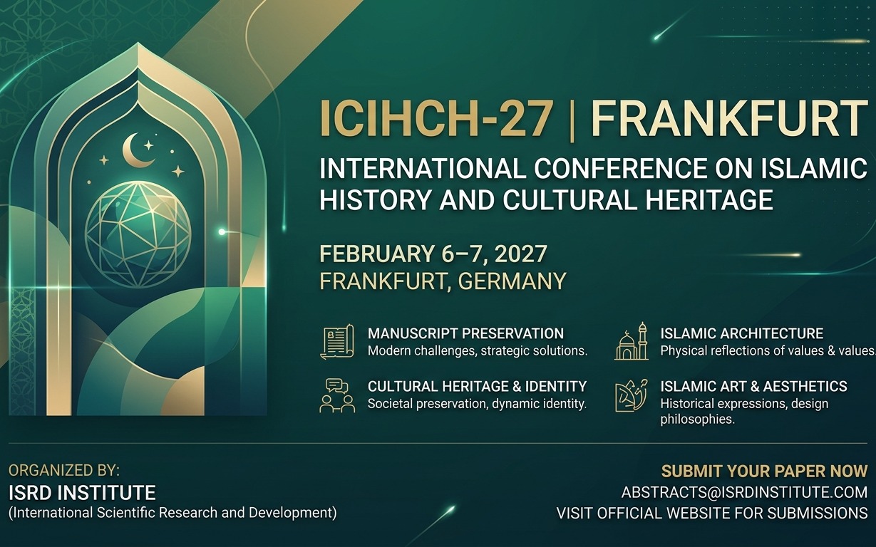 ICIHCH-27 in Frankfurt: Islamic Heritage