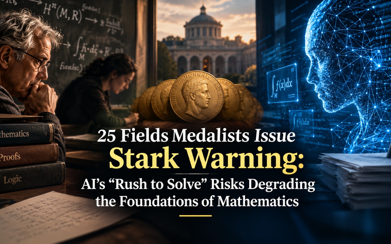 25 Fields Medalists Issue Stark Warning: AI’s “Rush to Solve” Risks Degrading the Foundations of Mathematics